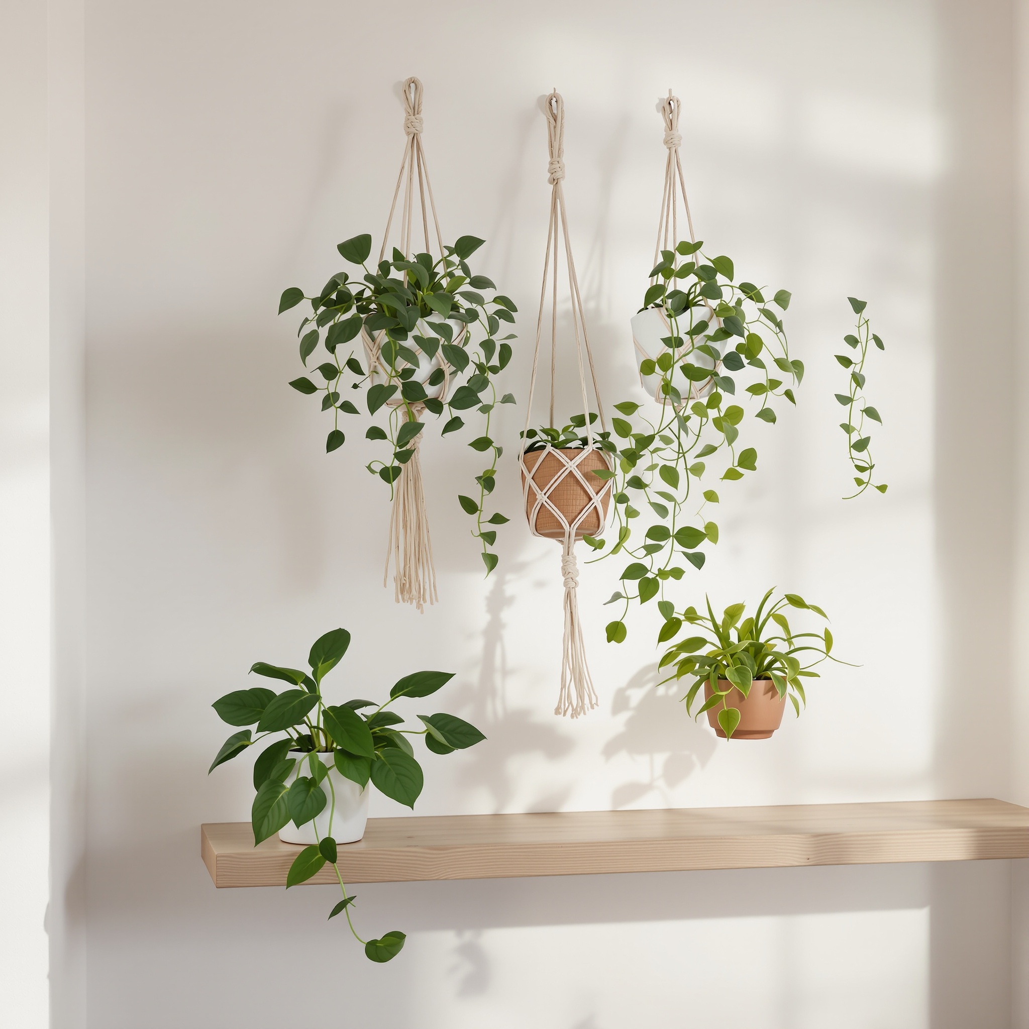 Plante în ghivece simple pe pervaz