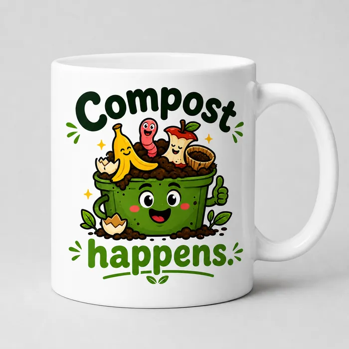 Cană Compost happens