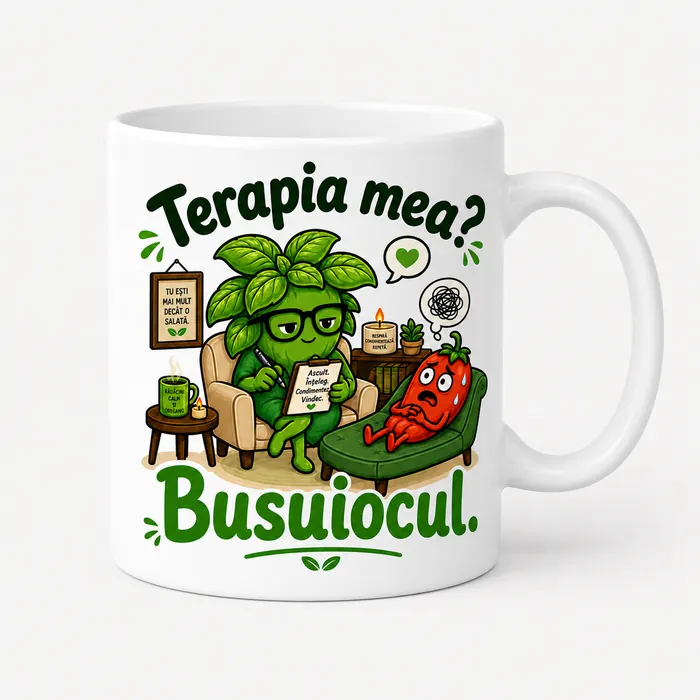 Tricou Terapia mea? Busuiocul